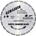 Laser welded segmented small diamond saw blade for fast cutting abrasive material----GEWA